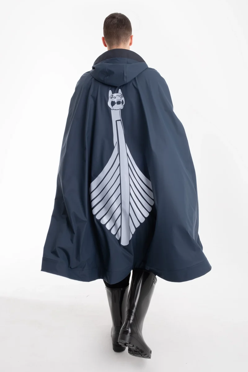 One Node X Sagastad Poncho Reflex Marineblå Herre