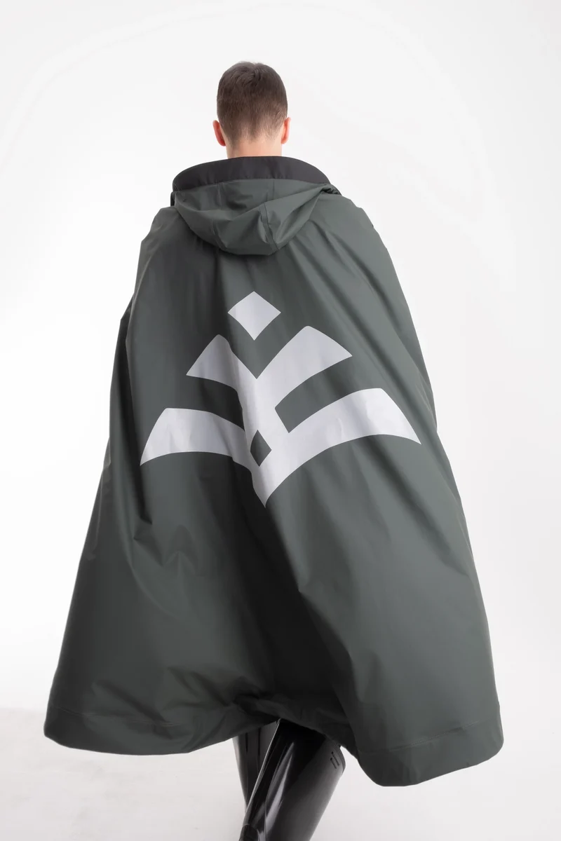 One Node X Sagastad Poncho Reflex Olivengrønn Herre