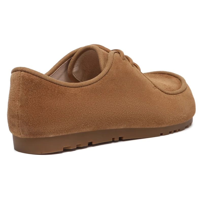 Suede Leather Casual Lace Up Shoes