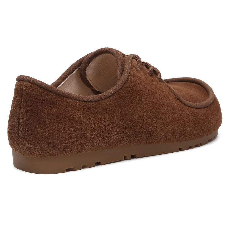 Suede Leather Casual Lace Up Shoes