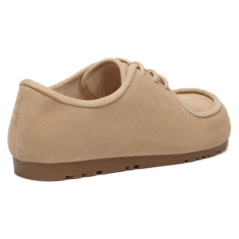 Suede Leather Casual Lace Up Shoes