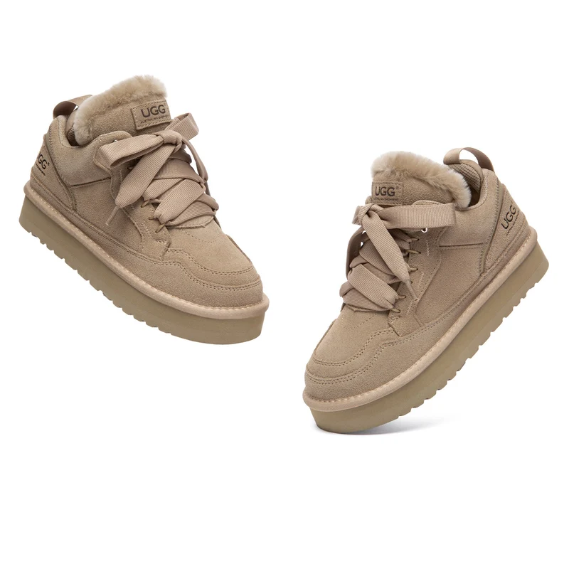 Lowmael Lace-Up UGG Sneakers