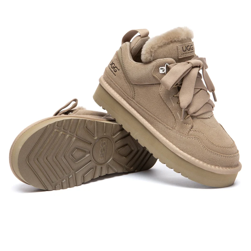 Lowmael Lace-Up UGG Sneakers
