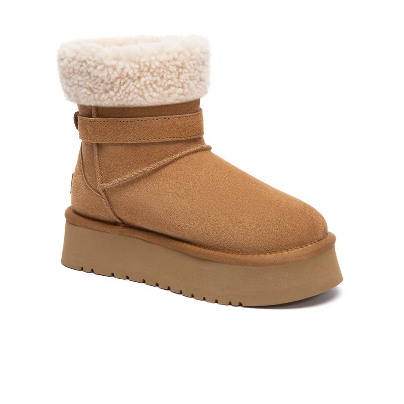 Nordic Buckle Strap Mini UGG Boots