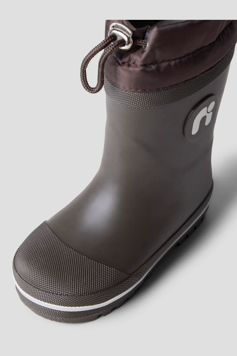 Name It - Nmnnuno Thermo Rubberboot Solid - 5218850 Chocolate Brown