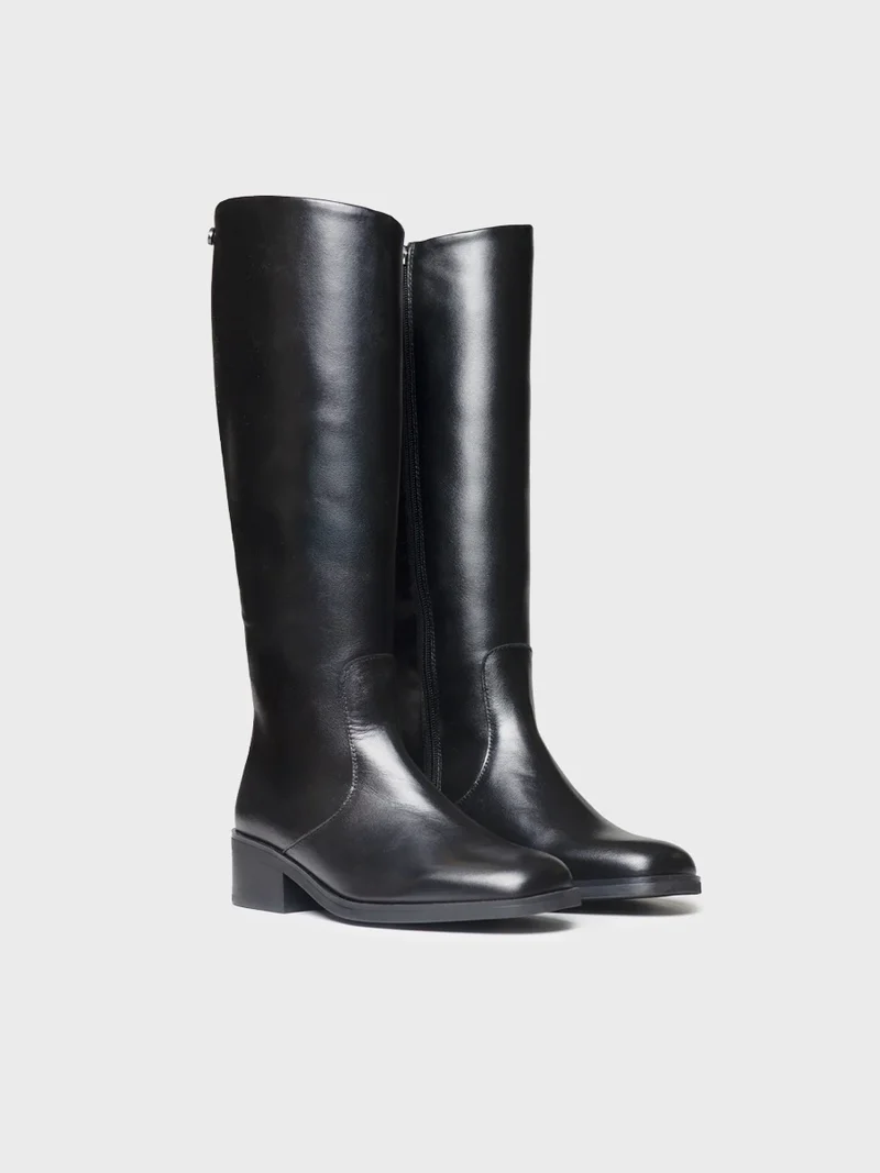 Bota alta en piel para mujer | TAGA-P