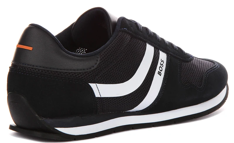 Boss Levon Runner In Dark Blue For Men