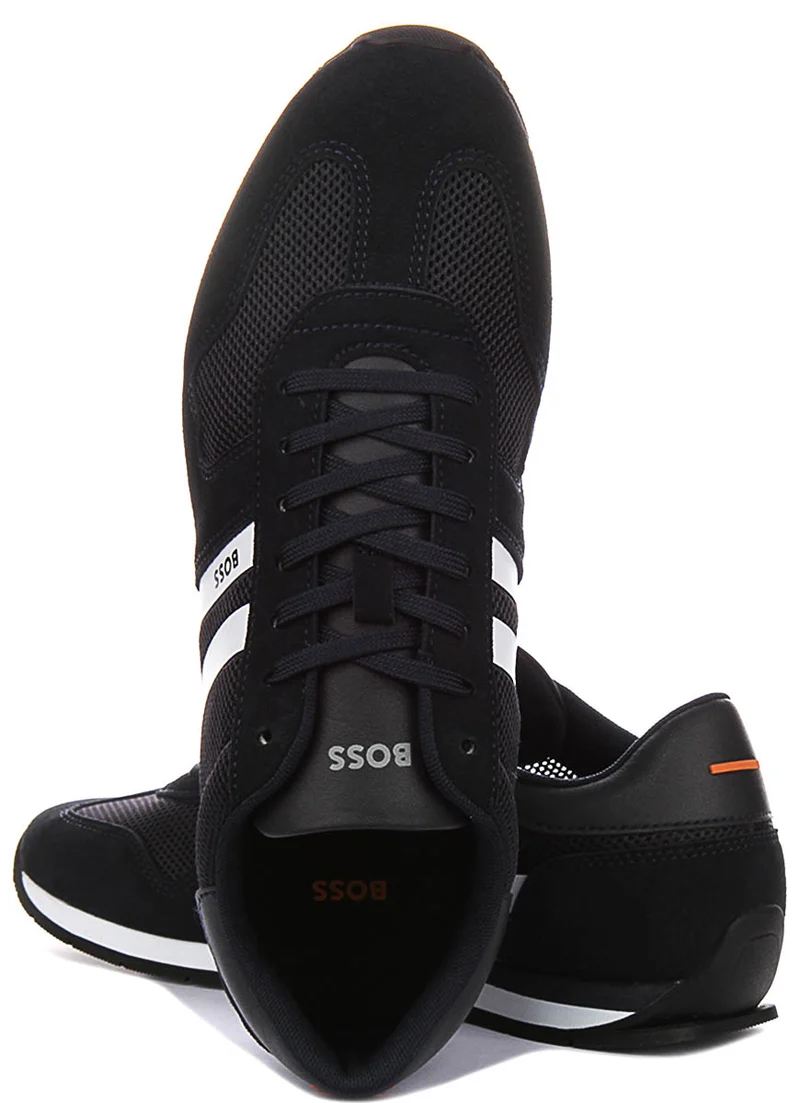 Boss Levon Runner In Dark Blue For Men