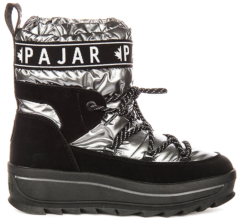 Pajar W Galaxy In Black Silver For Women