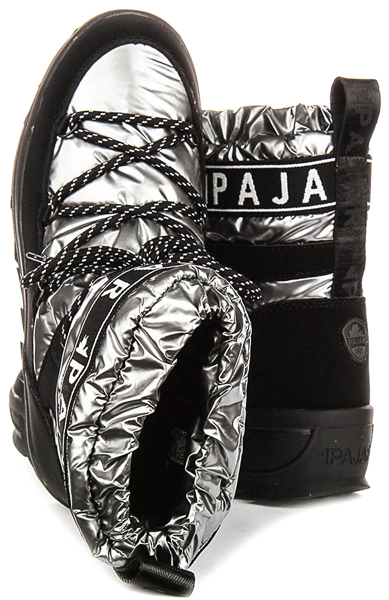 Pajar W Galaxy In Black Silver For Women