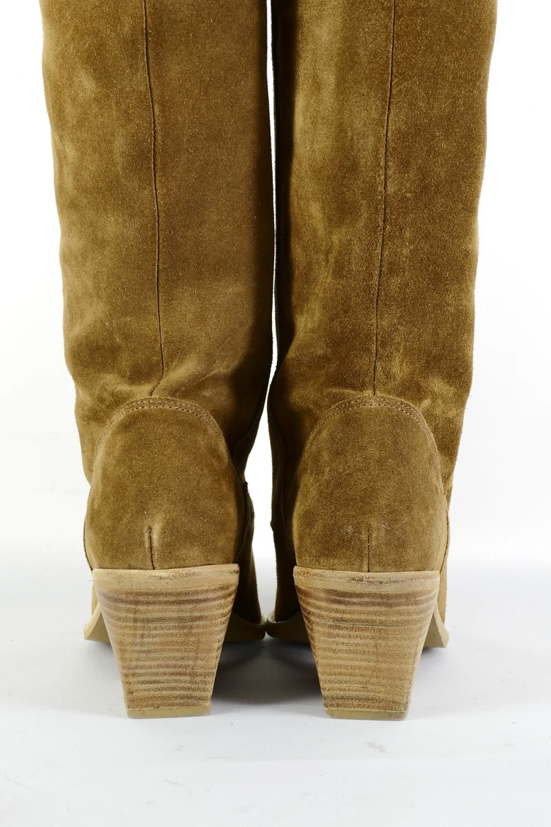 Stiefel Wildleder camel