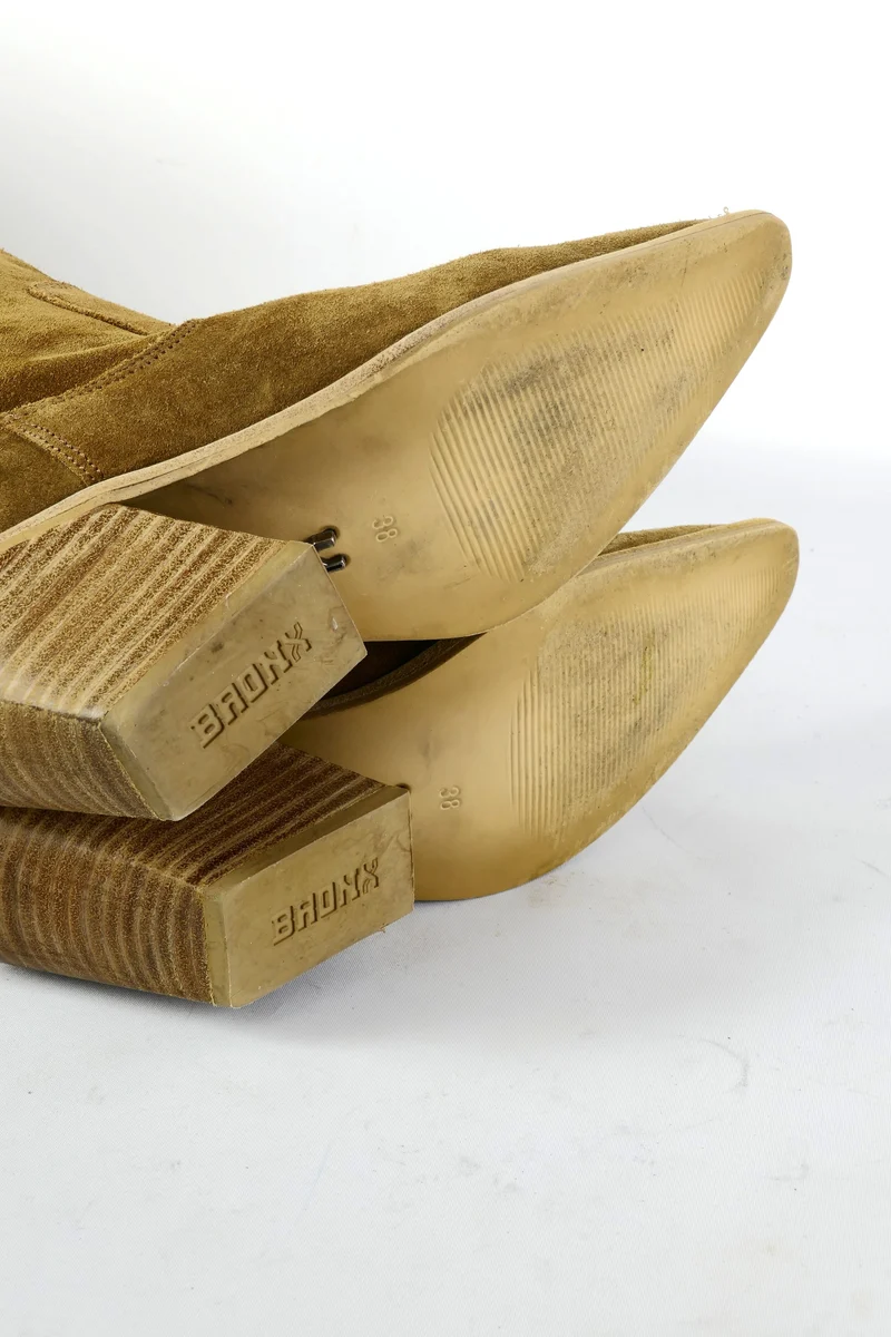 Stiefel Wildleder camel