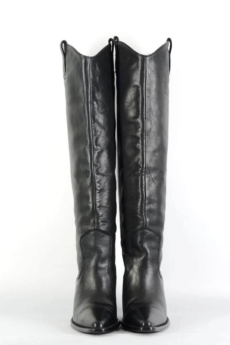 Stiefel Leder schwarz