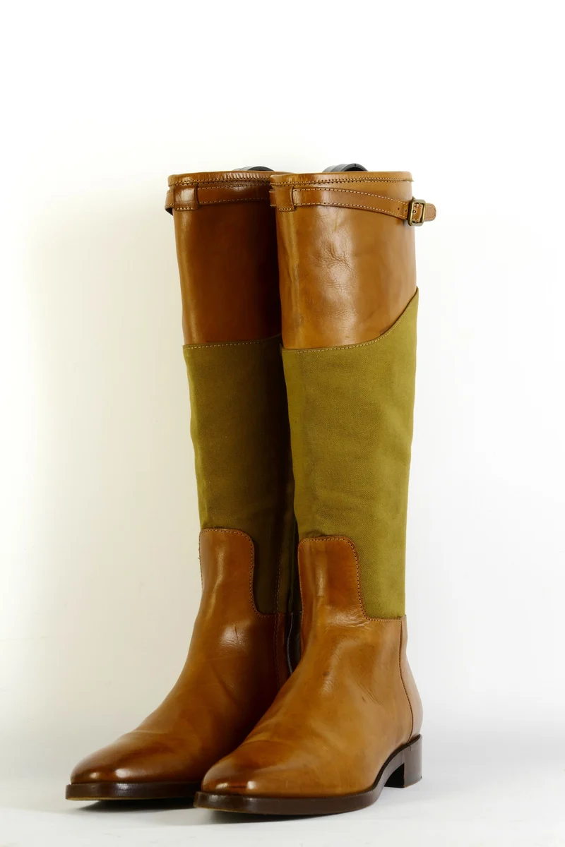 Stiefel Leder mehrfarbig