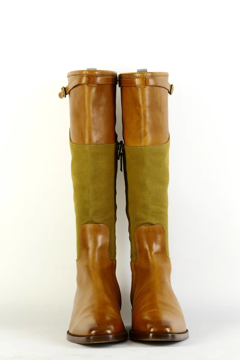 Stiefel Leder mehrfarbig