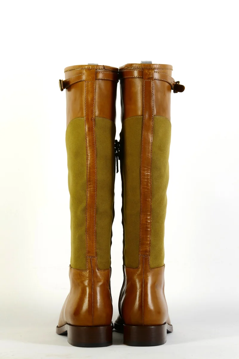 Stiefel Leder mehrfarbig