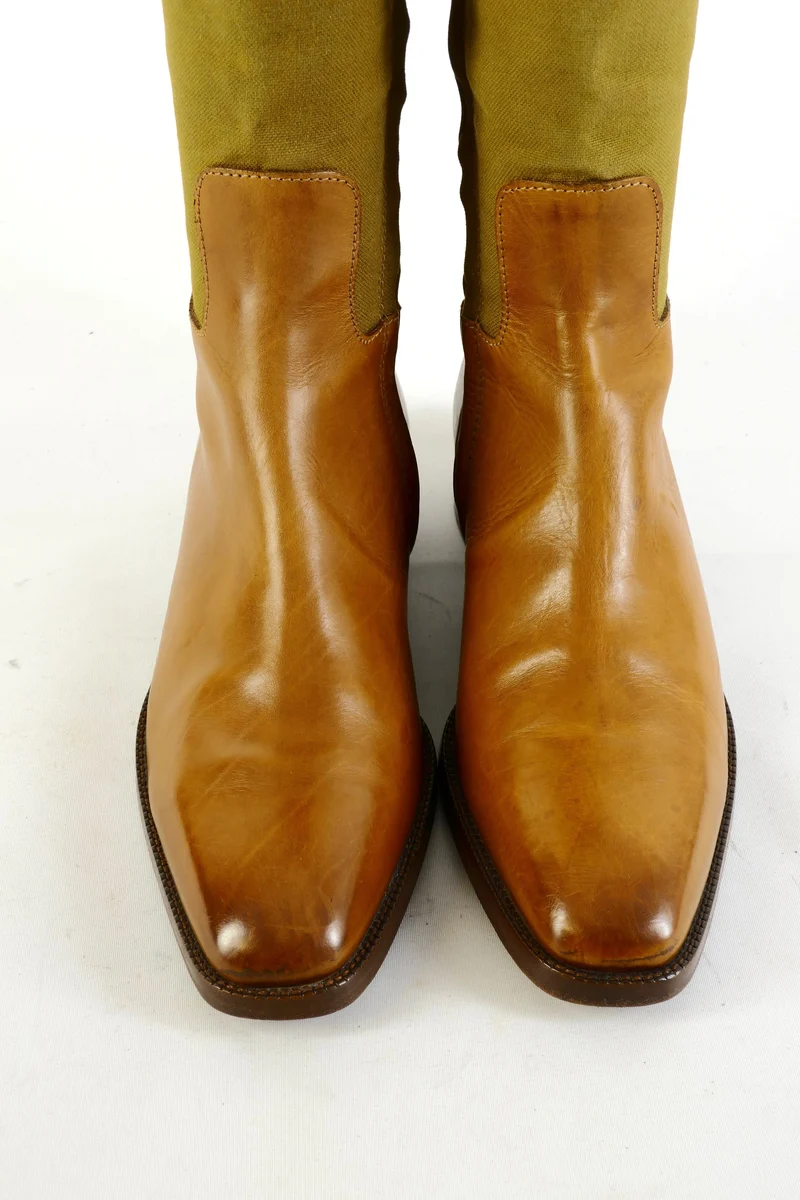 Stiefel Leder mehrfarbig