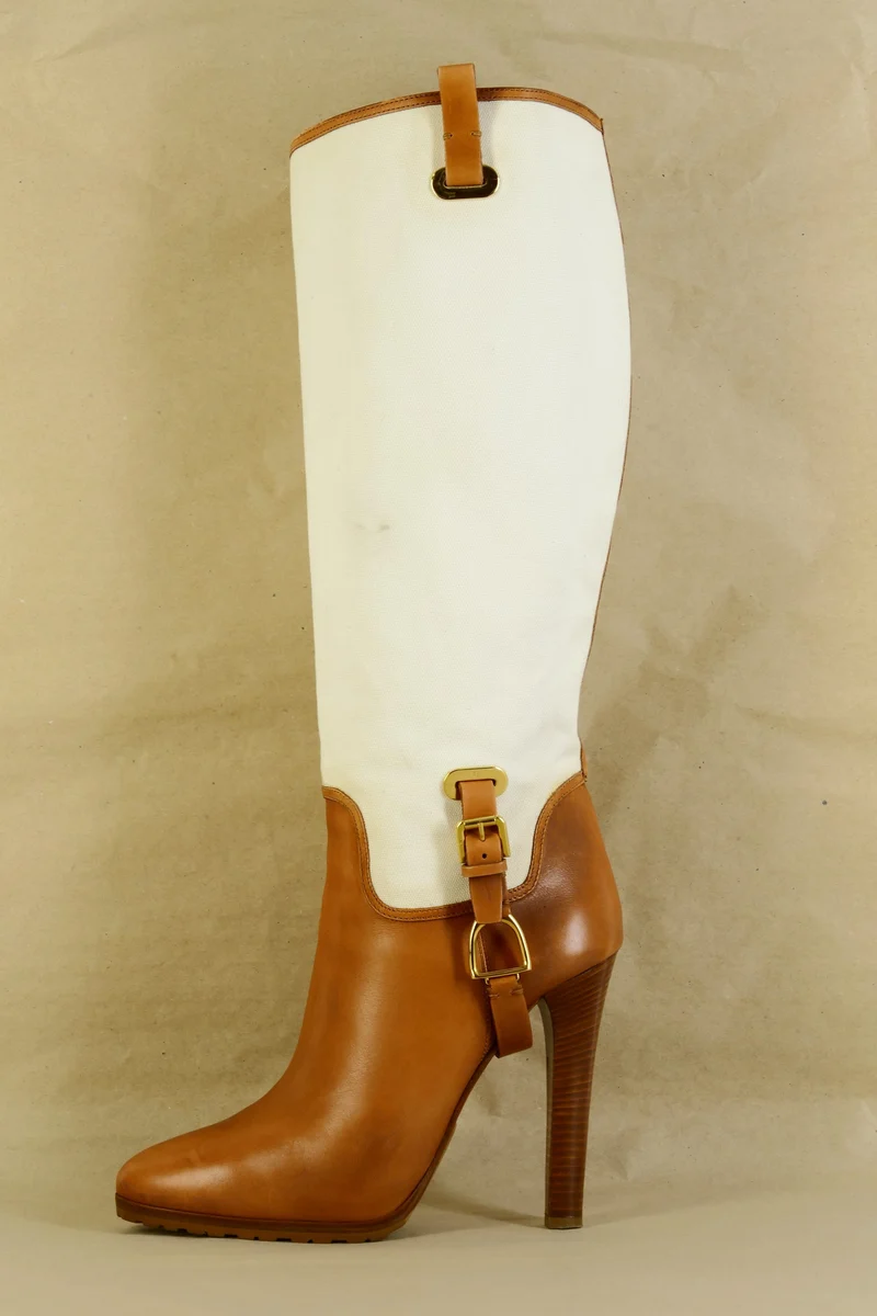 Stiefel Leder mehrfarbig