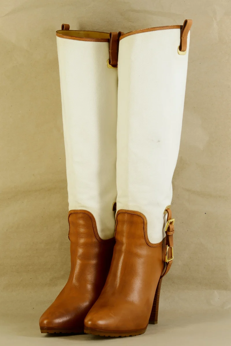 Stiefel Leder mehrfarbig