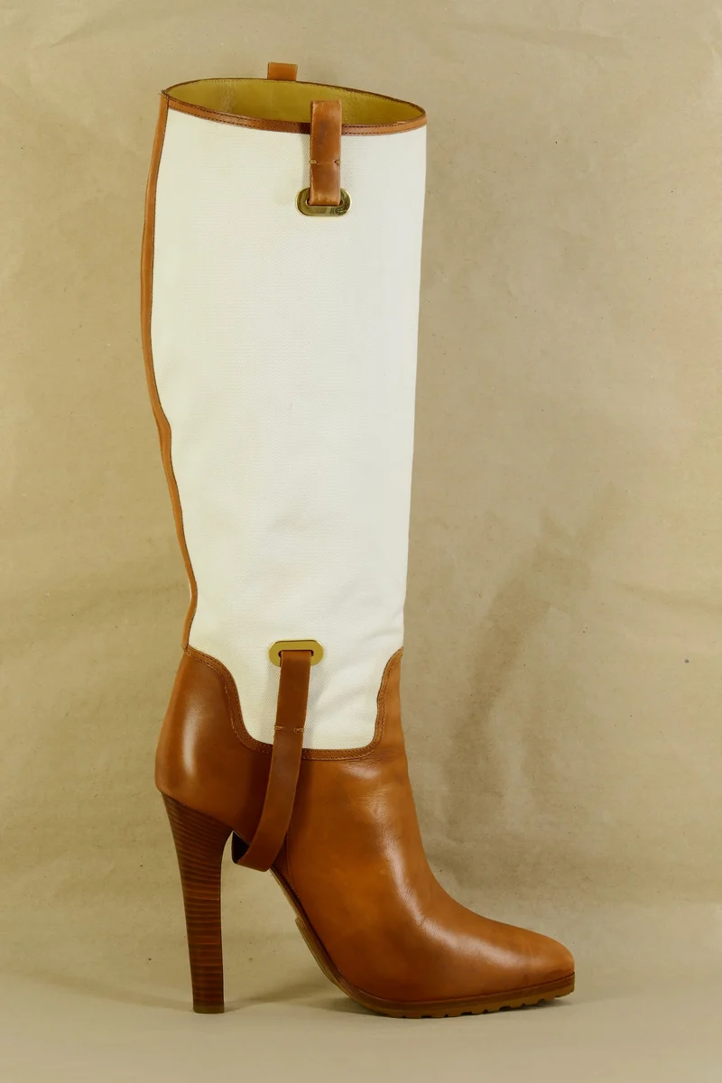 Stiefel Leder mehrfarbig