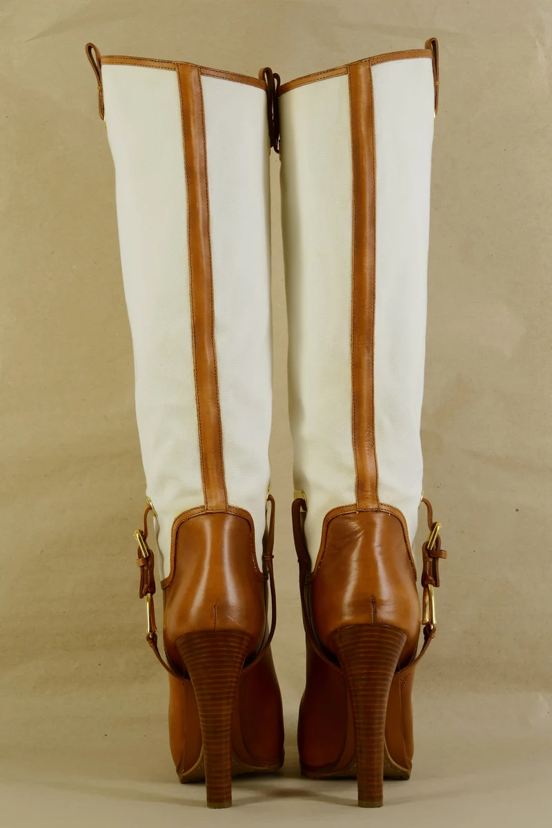 Stiefel Leder mehrfarbig