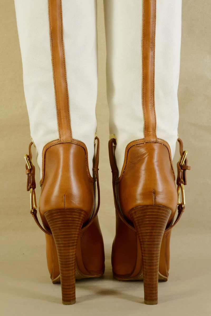 Stiefel Leder mehrfarbig