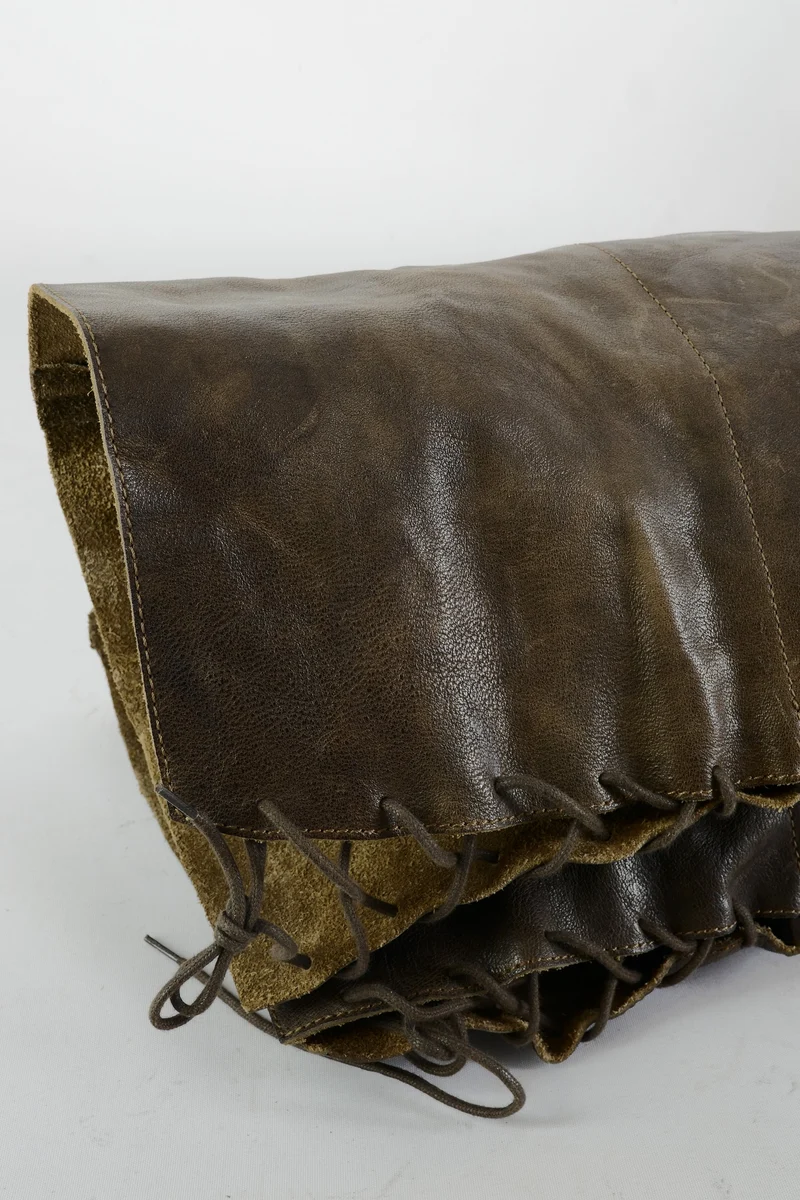 Hohe Stiefel Leder dunkelbraun