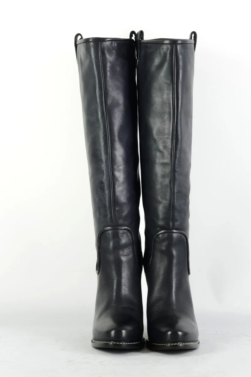 Stiefel Leder schwarz