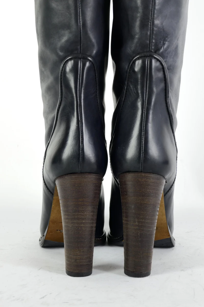 Stiefel Leder schwarz