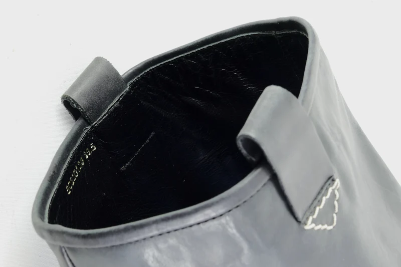 Stiefel Leder schwarz