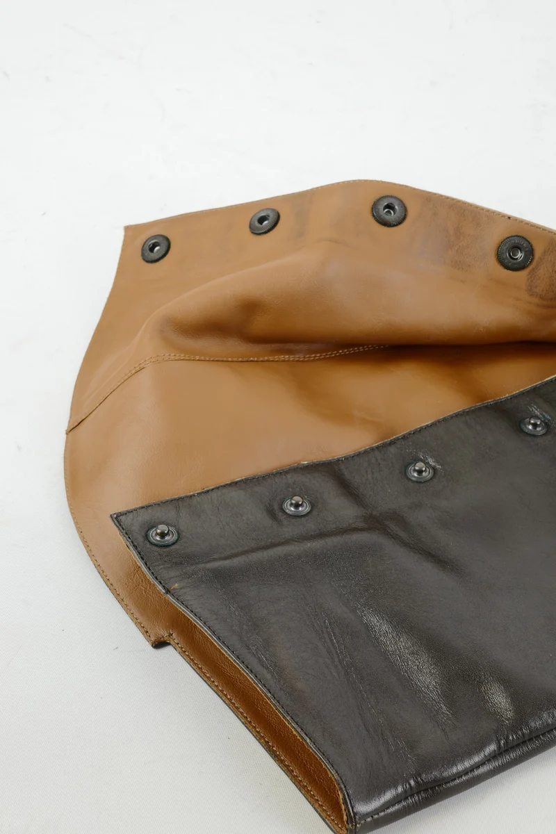 Hohe Stiefel Leder anthrazit