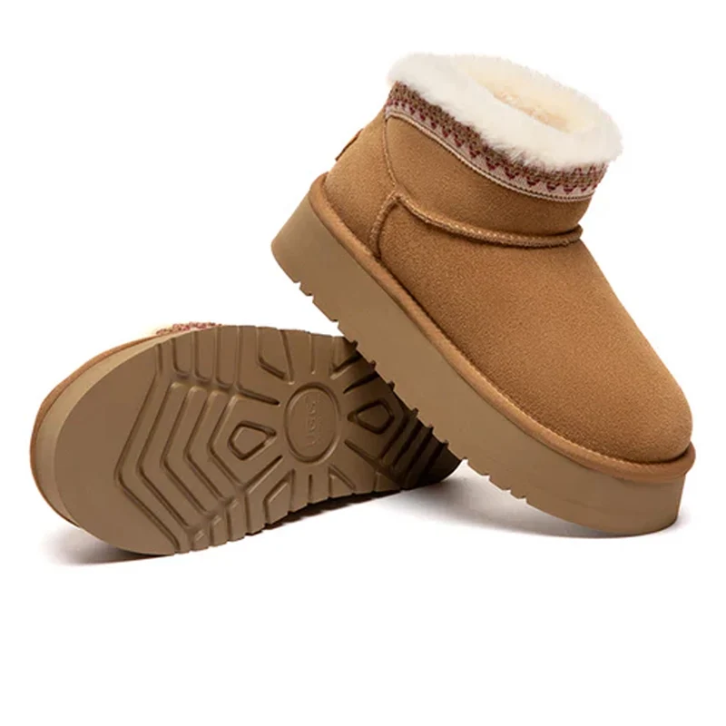 Lyora Stitch Mini Platform UGG Boots