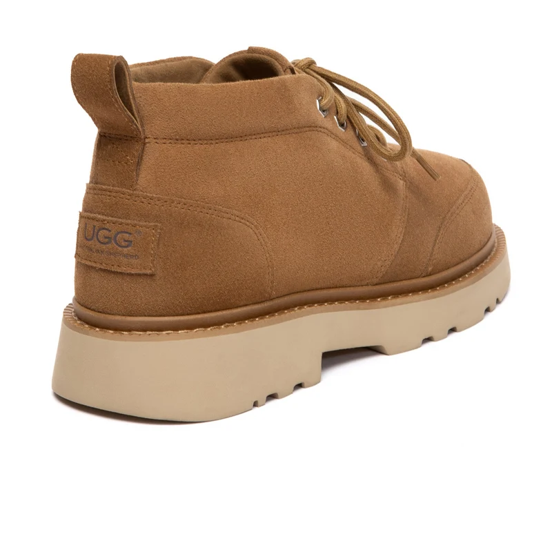 Men Casual Lace Up Ankle UGG Chukka