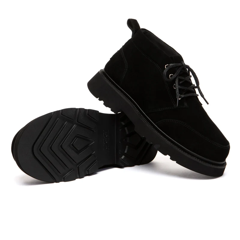 Men Casual Lace Up Ankle UGG Chukka