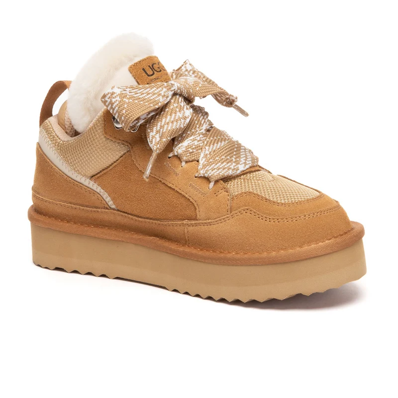 Kids Parker Lace Up Shoe UGG Platform