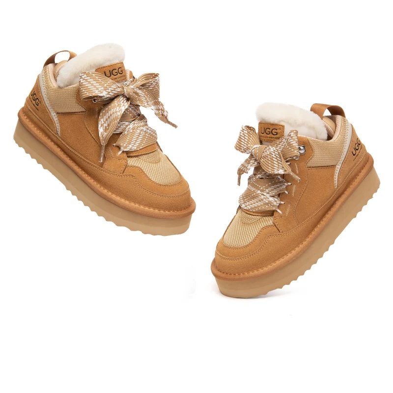 Kids Parker Lace Up Shoe UGG Platform