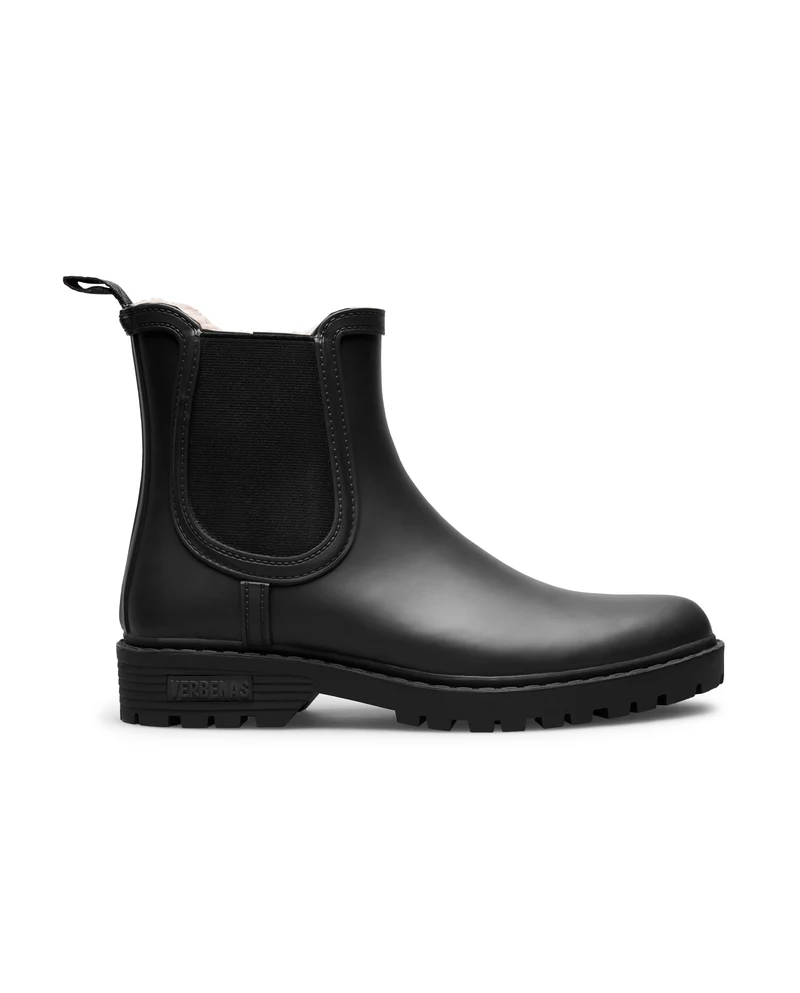 Bota de Agua Gaudi Fur Smooth Black/Black