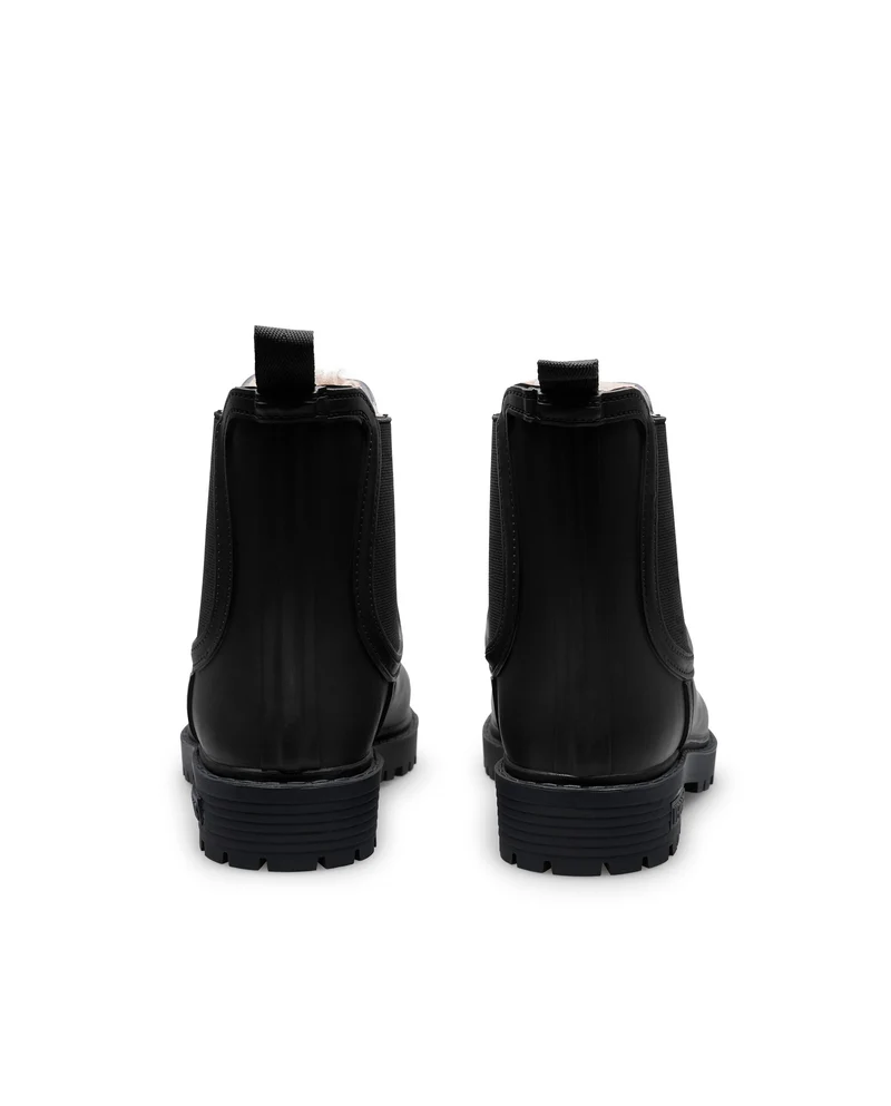 Bota de Agua Gaudi Fur Smooth Black/Black