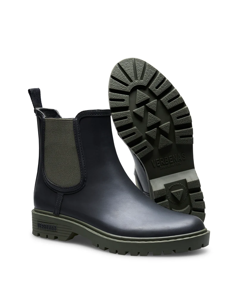 Bota de Agua Gaudi Smooth Black/Kaki