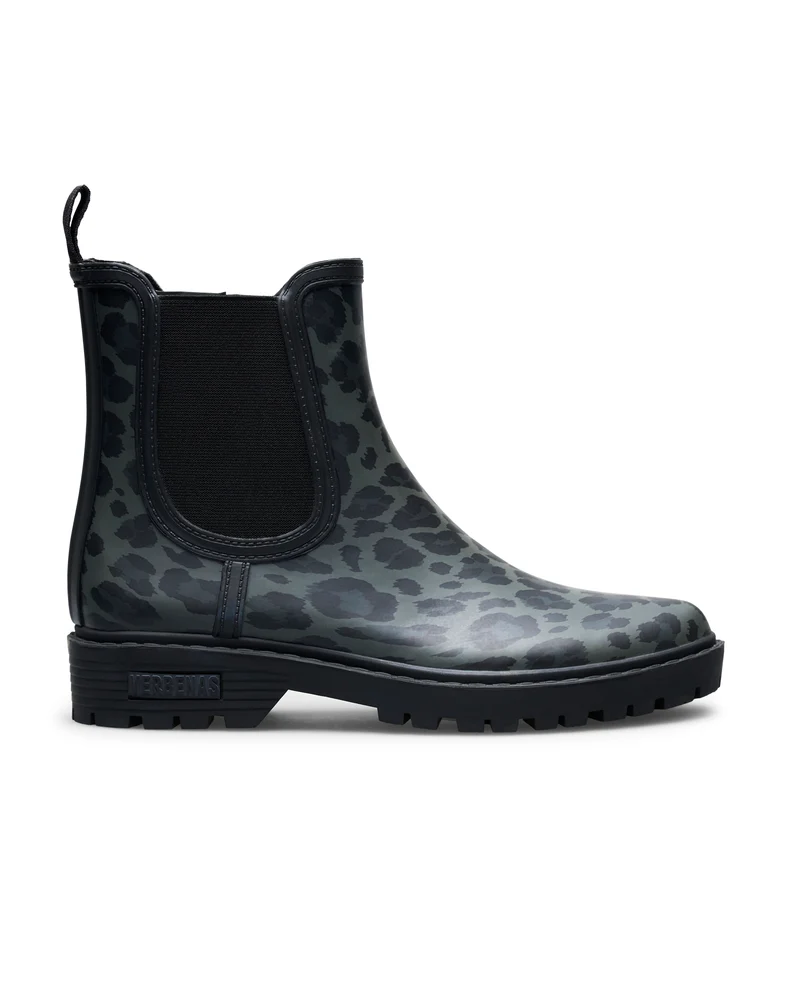 Bota de Agua Gaudi Smooth Animal Black Leo/Black
