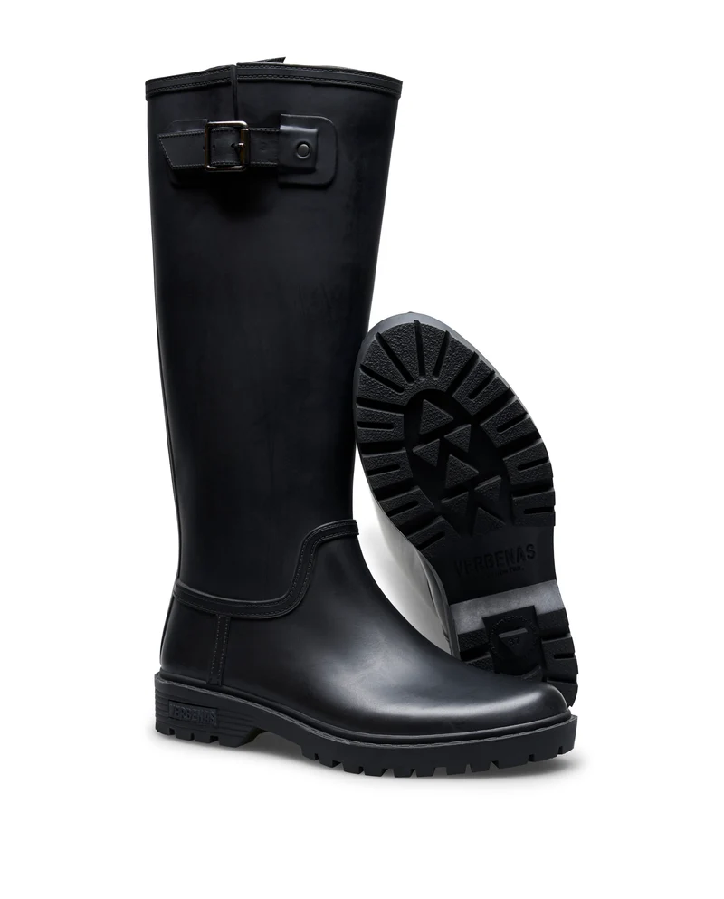 Bota de Agua Greta Smooth Black/Black