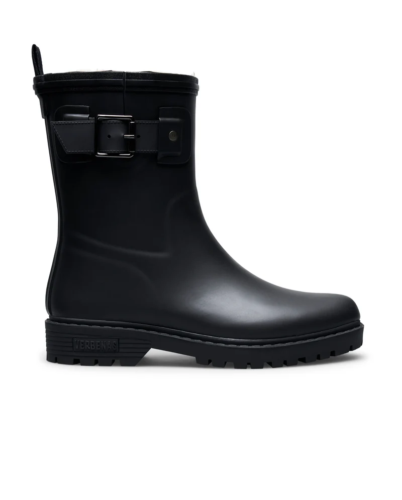 Bota de Agua Gadea Fur Smooth Black/Black