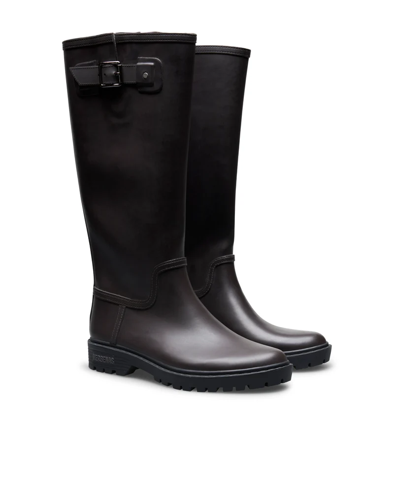 Bota de Agua Greta Smooth Brown/Black