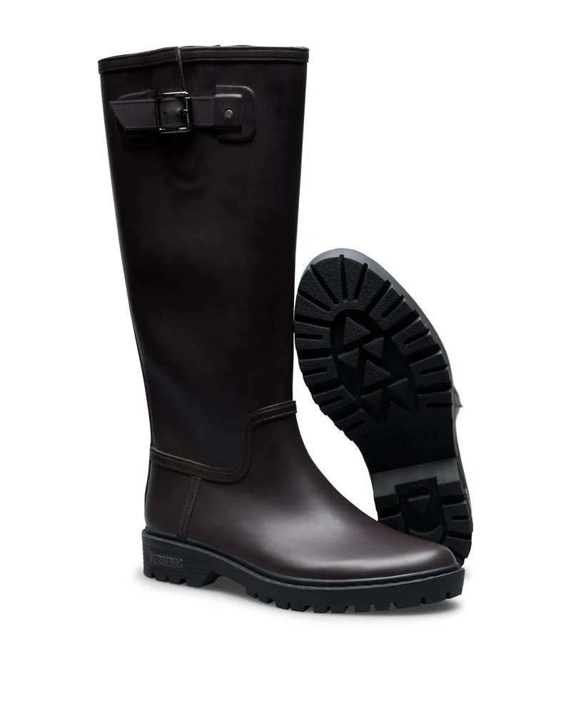 Bota de Agua Greta Smooth Brown/Black