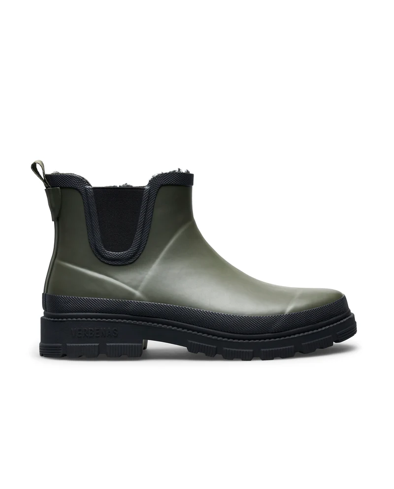 Bota de Agua Luka Fur Smooth Kaki/Black