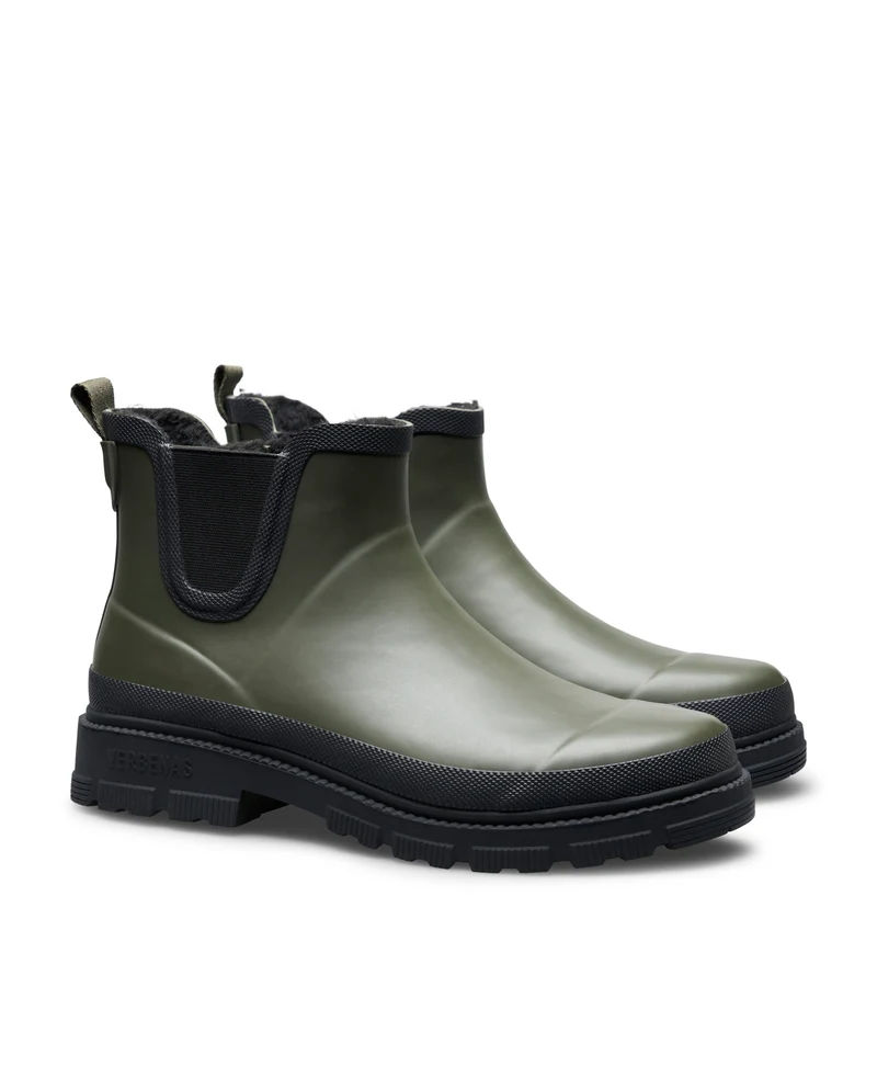 Bota de Agua Luka Fur Smooth Kaki/Black