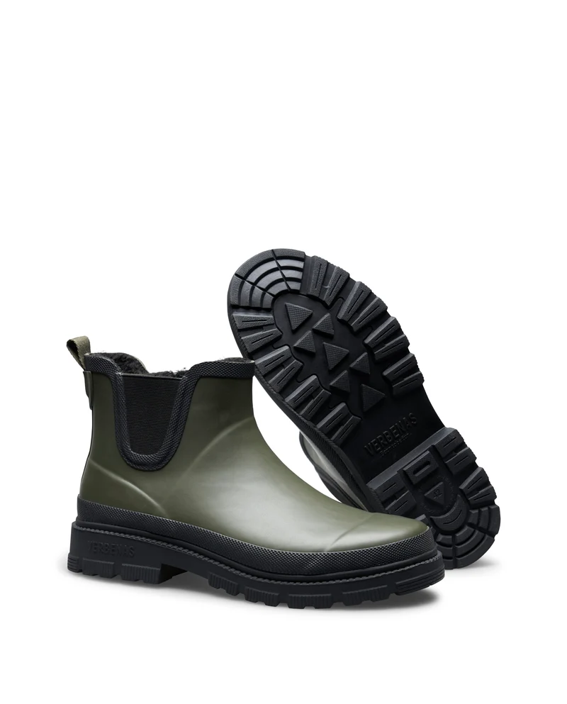 Bota de Agua Luka Fur Smooth Kaki/Black