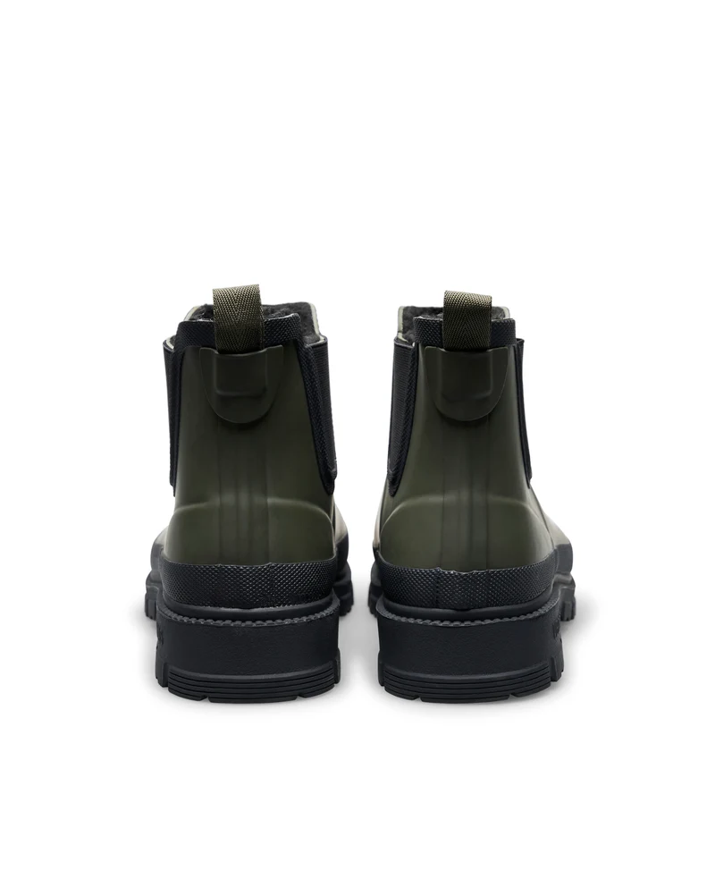 Bota de Agua Luka Fur Smooth Kaki/Black