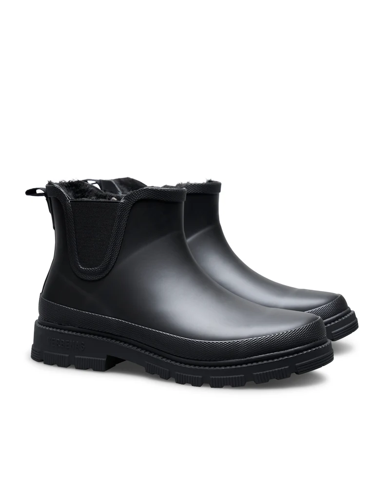 Bota de Agua Luka Fur Smooth Black/Black