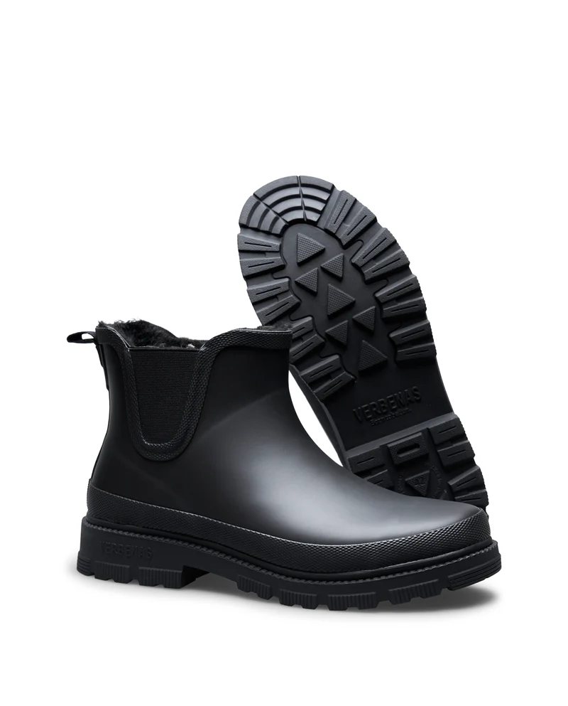 Bota de Agua Luka Fur Smooth Black/Black